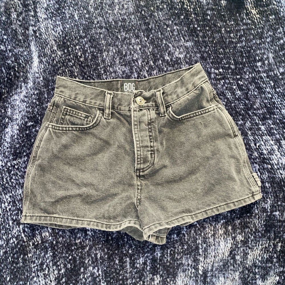 Urban Outfitters Size 25 Black Jean Shorts